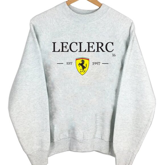 Charles Leclerc F1 Formula One F1 Ferrari Racing Sweatshirt Shirt Sweater - Picture 1 of 2